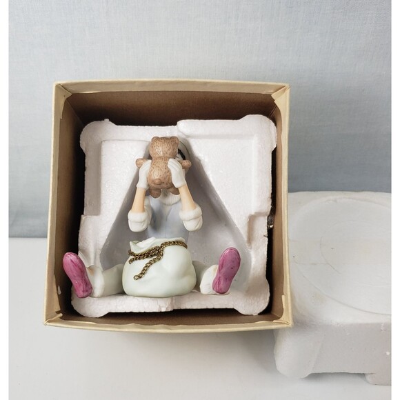 Hallmark Keepsake 1987 Christmas Time Mime Hand Paint Limited Edition Ornaments - Picture 15 of 16